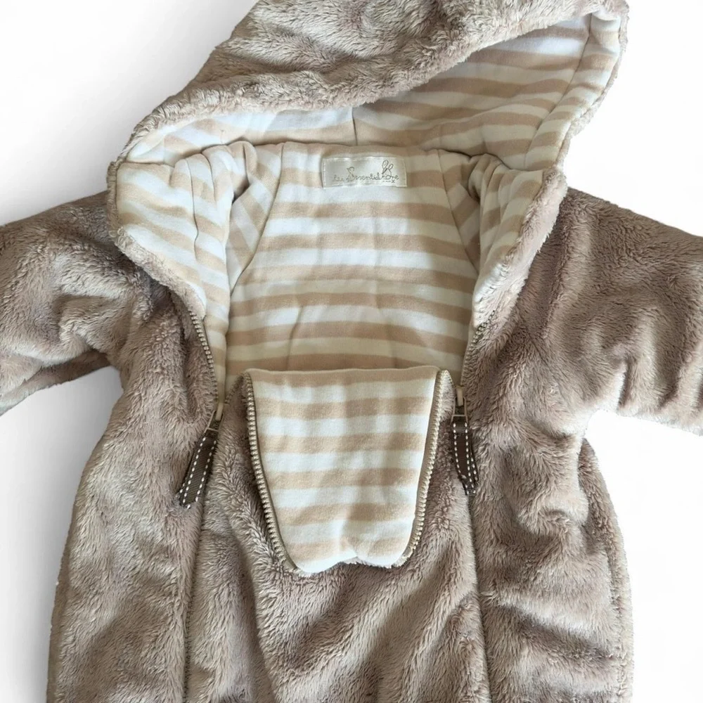 Newborn Plush Cream Bodysuit